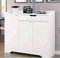 FEFE®White Shoe Storage Cabinet Unit Cupboard Hallway Furniture Living Room Shoe Rack(White)(35D x 90W x 80H centimetres)