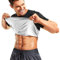 Junlan Schwitzanzug Herren Sauna Weste Body Shaper Fitness Thermo Workout Tank Top Hot Polymer Sauna Shirt Herren Schwitzgürtel Zum Abnehmen (schwarz, XL)