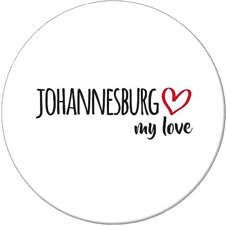 Huuraa Magnet Johannesburg My Love Geschenk Kühlschrankmagnet 59mm Flaschenöffner Johannesburg Geschenkidee