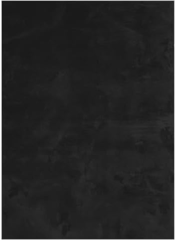 vidaXL Teppich, Wohnzimmerteppich Kurzflor Weich Waschbar, Moderner Teppich für Wohnzimmer Schlafzimmer, Flauschig Einfarbig rutschfest, Schwarz 240x340cm