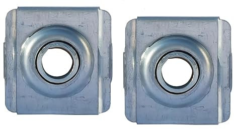 Cuscinetto quadro (4PZ) per tapparelle,Consente un funzionamento fluido delle tapparelle Cuscinetto sfilabile per una facile manutenzione Realizzato in ferro resistente e durevole (4 Pezzi)