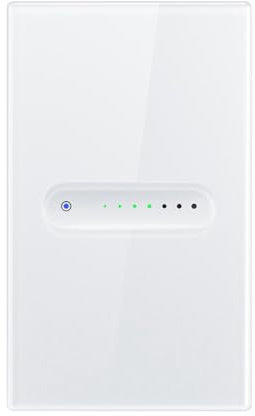 Rordigo Tuya Variateur d'intensité intelligent WiFi avec écran tactile Application Télécommande 1 gang Fonctionne avec Alexa Home Interrupteur mural, D