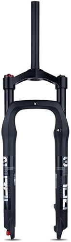 SZRWOPLO Forcella Ammortizzata per Bici da Corsa 26x4.0'' Forcella pneumatica MTB da 110 mm Forcella Anteriore Dritta da 1-1/8