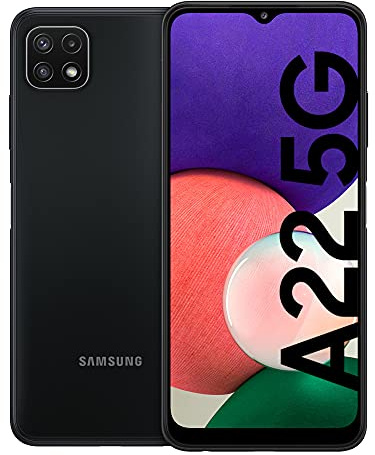 Samsung Galaxy A22 5G Smartphone 6.6 Zoll 64GB Android Handy Mobile Gray, Inkl. 30 Monate Herstellergarantie [Exklusiv bei Amazon] (Generalüberholt)