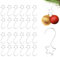 JINYUNMIN 60 Stück Kugelaufhänger für Christbaumkugeln, Weihnachtshaken Aufhänger für Weihnachtskugeln Klein Christbaumhaken Silber Perfekt für Weihnachtskugeln
