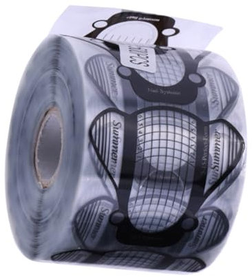 500pcs Pvc Nail Form Extension Paper Roll for Acrylic UV Gel