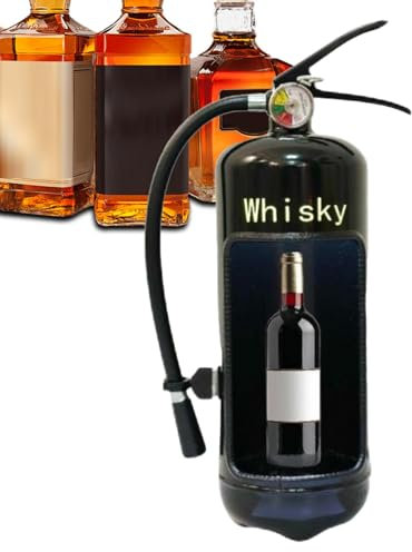 Generisch Feuerlöscher-Minibar, Spirituosen Wein Kreatives Feuerlöscher EIN Geschenk Für Feuerwehrleute, EIN Minibar Mit Einzigartiger Form, Rot, ca. 42,5 x 13 cm, Wohnzimmer