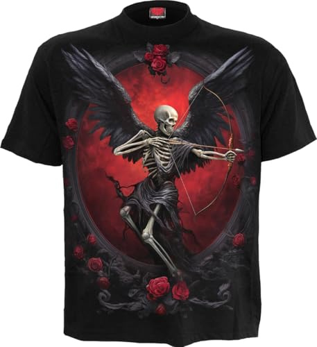 Spiral - Cupid's Curse - Front Print T-Shirt Black - L