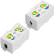 Greluma 2 Pz Scatola di giunzione Ethernet, scatola di giunzione Cat6, tipo Punch Down