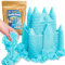 Sandolin Kinetischer Sand - Zaubersand mit natürlichem Bienenwachs, 1kg (Blau)