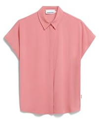 ARMEDANGELS Damen Bluse aus LENZING™ ECOVERO™ Viskose LARISAANA Relaxed Fit Dark Peony S