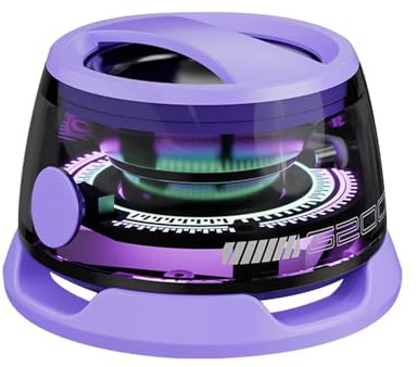 G200 Magnetic Bluetooth Speaker, Wireless Phone Stand Gaming, Waterproof Portable for Shower, Outdoor, Golf, Gifts for Teens Christmas Holiday (Purple)