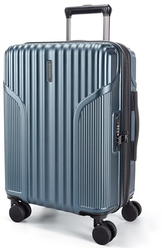 BAGSMART Carry On Luggage 22x14x9 Airline Approved, Expandable Suitcase with Wheels,Royal Blue