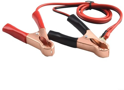 babominimer 50a Car Battery Inverter Transfer 12v/24v with Cable Plus 025 Inch Ring Terminals with Clips Devices for External Fuse Protection