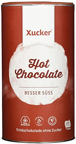 Xucker Trink-Schokolade mit Xylit aus Frankreich - 800 g Packung - Hot Chocolate ohne Zucker - kalorien- und kohlenhydrat-bewusste Ernährung - vegan und glutenfrei