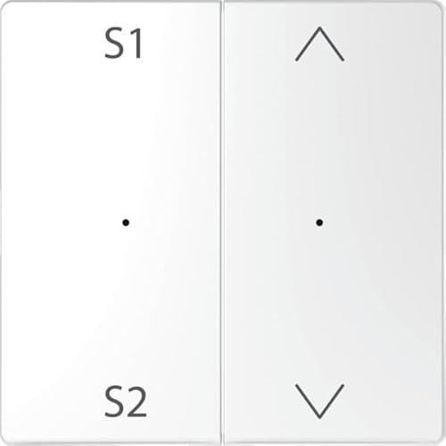 Merten MEG5227-6035 Schalter Wippe für Taster-Modul (Szene1/2, Auf/Ab) IP20 - Weiß Made in Germany