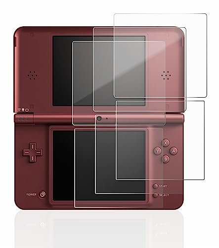 BROTECT Protector Pantalla Cristal para Nintendo DSi XL Protector Vidrio (3 Unidades) - [Dureza 9H, Anti-Arañazos]
