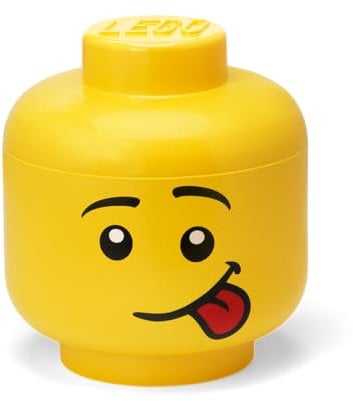 Lego 40321726 - Aufbewahrungskopf Large-Silly, Gelb