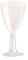 20 BIO CALICI Vino Acqua 100 CC h. 9,5 Bicchieri con Gambo PLA Trasparenti Rigido biodegradabili e compostabili Uni EN13432 smaltiti nel rifiuto Umido - Flute per Vini e Bevande