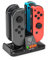 NiTHO 4 in 1 Ladestation für Switch Joycon und Pro Controller, Lädt bis zu 4 Joy-Cons oder 2 Joy Con und 1 Pro Controller, Ladestation mit LED Anzeige
