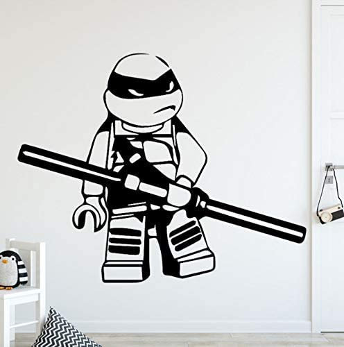 Ninja Turtles Home Decor Wandaufkleber Für Kinderzimmer Abnehmbare Wandkunst Aufkleber Home Decoration Wandbild 43Cm X 34Cm