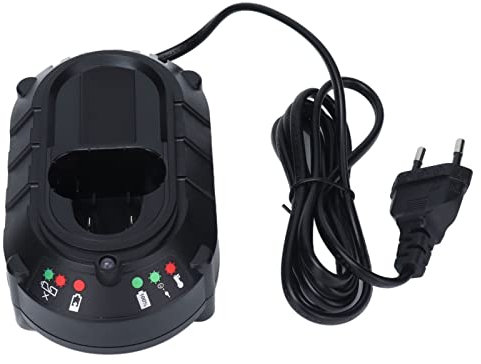 Chargeur de Batterie pour Outils électriques, MT12V 100-240V Li Ion Chargeur de Remplacement Industriel en Ligne pour Perceuse électrique 12V Li Ion(EU Plug)