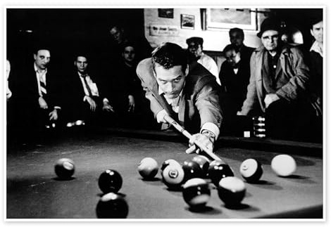Paul Newman - Haie der Großstadt Poster 100 x 70 cm Schwarz-Weiß Wandbilder Wanddeko