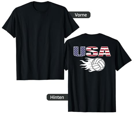 Proud America Volleyball-Fans Trikot – USA Flagge Vball Sports T-Shirt