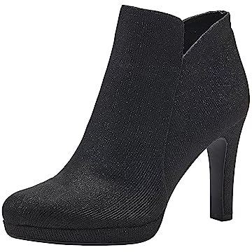 Tamaris Damen Stiefel Vegan schwarz 37