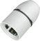 HASHK Ceiling Lamp Holder Light Bulb Socket Lamp Fitting High Temperature Resistance Ideal for Use in Confined Spaces Such As Bathrooms Bayonet Batten White (Lamp holder 1 white)