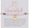 BESTE FREUNDIN GESCHENKE ROSENQUARZ ARMBAND, Edelstein Armband als Freundschaftsarmband Quarz (Rosen Quarz)