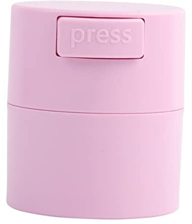 Didiseaon Eyelash Glue Storage Case Large Capacity 3pcs Lash Adhesive Holder Pink Glue Shaker Jar for Travel