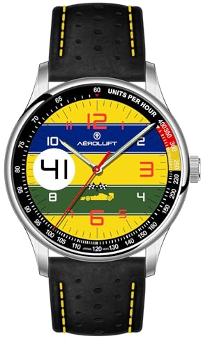 Montre Pilote Automobile de Course Racing Homme Type 2 Casque AyrtonSenna