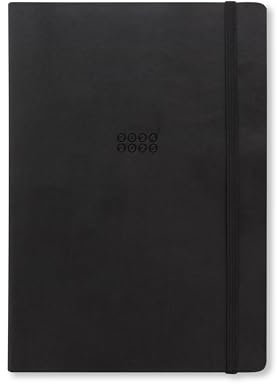 Letts of London Edge A5 academic 2024/2025 week to view with notes (18m) diary - Black