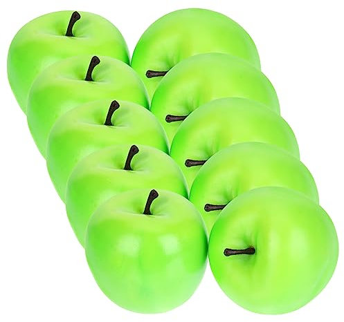 VINTORKY 10stücke Künstliche Lebensnahe Früchte Teiliges Für Dekoration Fotografie Und Tischarrangements Künstliche Zitronen Und Äpfel Für Zuhause Küche Und Partys