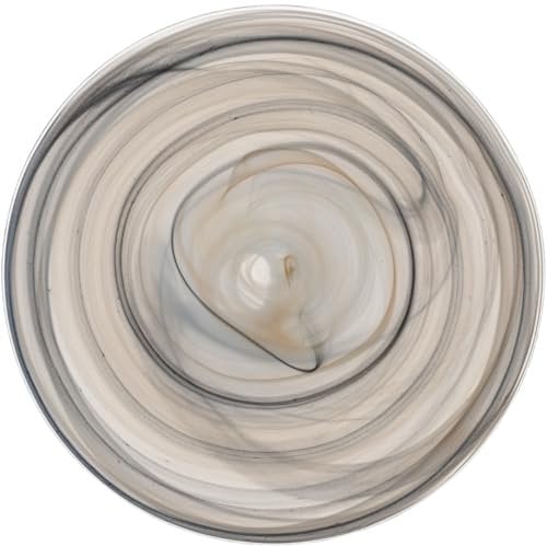 LEONARDO HOME Alabastro Teller, 1 Stück, einzigartiger Teller aus geschleudertem Alabasterglas, organische Textur, ästhetischer Kuchenteller für Desserts, Durchmesser 25 cm, mehrfarbig, 026791