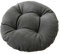 Sitzpolster Mit Bändern Rutschfestes Büro-Po-Kissen Rundes Stuhlkissen Für Bistro-Barhocker Esszimmerstühle Durchmesser 32/40/45/50 cm(Dark Gray,32cm)