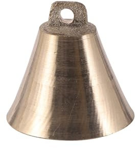 PJQUEKAIPJ Kupferglocke, super lautes Windspiel for Ziegen, Rinder, Pferde, Katzen, Hunde, Vieh, Glocke, Horn, handgekurbelte Glocke, Türklingel for den Außenbereich(Extra Small 3x3.2cm)