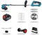 Tondeuse à Gazon, Tondeuse à Gazon électrique 1800W Tondeuse à Gazon sans Fil Taille-haie réglable élagage de Puissance de Jardin Portable(1 Battery Set)