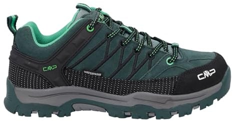 CMP Kids Rigel Low Shoes Wp Hiking, Trek Green, 35 EU, Trek Green, 34 EU
