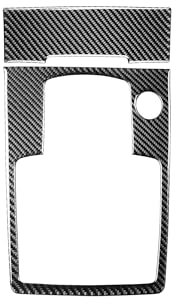 SEQLTWFC Kompatibel mit Audi Q7 2008–2015, Gangschaltung, Zigarettenanzünder-Panel, Dekoration, Abdeckung, Zieraufkleber, Auto-Innenzubehör, Kohlefaser(RHD)