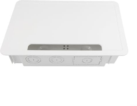 Jotekonoby Cable Management, Structured Media Enclosure, In-Wall Enclosure, TV Home Theater Box, Recessed Storage Box Behind TV Installation Kit White 39Cm Width