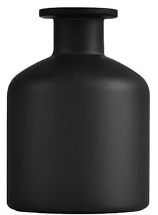 250ml Frosted Black Empty Glass Reed Diffuser Bottles,Refillable Diffuser Bottle for Essential Oils,Aromatherapy Container for DIY Replacement Diffuser,Fragrance Decoration,Crafts Decor