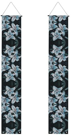 Schöne dekorative Banner mit Lilien-Motiv, ideal für Abschlussfeiern, Partygeschenke