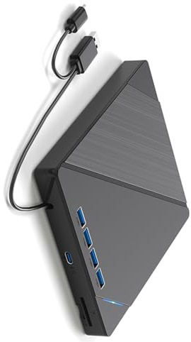 SXRQ Bruciatori a disco USB3.0 ad alta velocità Compatibilità di formati multipli Silenti Operazioni Bluray e Dvds Burners