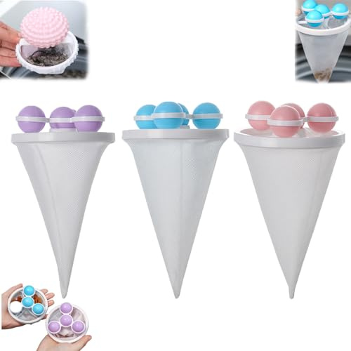 NZLTQO Vortexes Float Hair and Lint Catcher,Pet Hair Remover for Laundry,Lint Catcher for Washing Machine,Lint Filter Lint Remover Cleaning Clothes Washing,Dog Hair Remover for Laundry (B-3pcs)