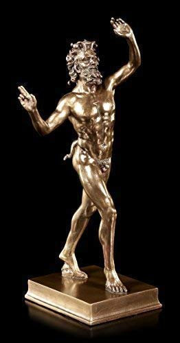 Faun Figur von Pompeji | Veronese Statue Skulptur Bronze-Optik