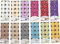 Invero Pack of 120 Mixed Coloured Tealight Scented Candles - Ideal for All Living Rooms, Hallways, Kitchen, Lounge and More