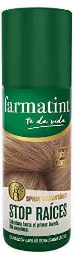 Farmatint Spray Instantáneo Capilar Stop Raíces, Color Rubio Claro - 75 ml