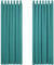 Deconovo Blickdichte Gardinen mit Schlaufen Thermovorhang Verdunkelungsgardine Indoor dicke Thermogardine Kälteschutz warm Hitzeschutz, 280x140 cm(HöhexBreite), Türkis, 2er Set